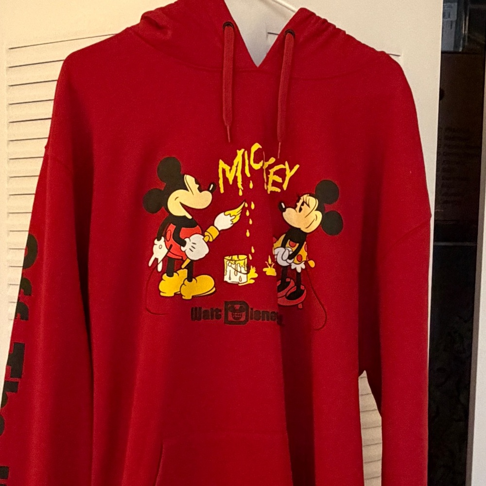 Vans Red Mickey Mouse Hoodie